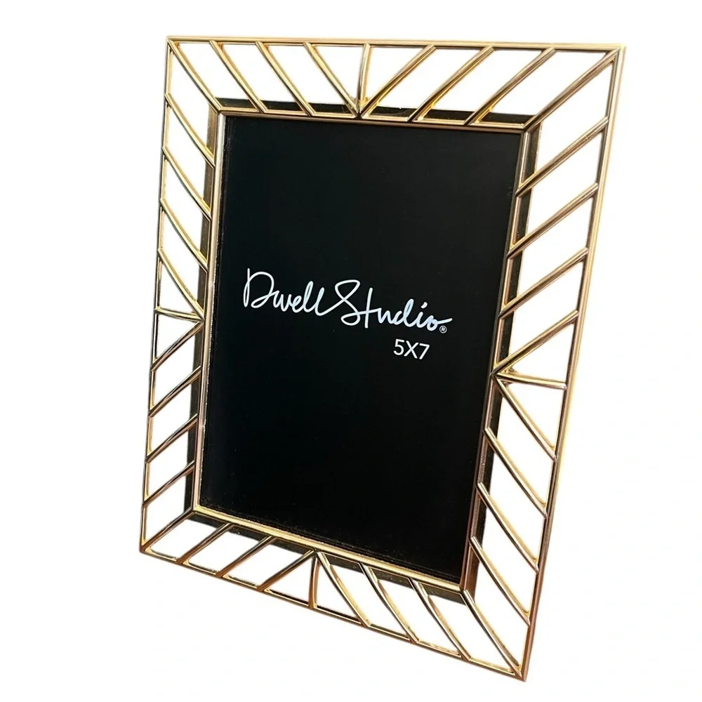 Dwell Studio Gold Photo Frame, 5x7